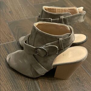 Joe's Jeans Taupe Heeled Booties